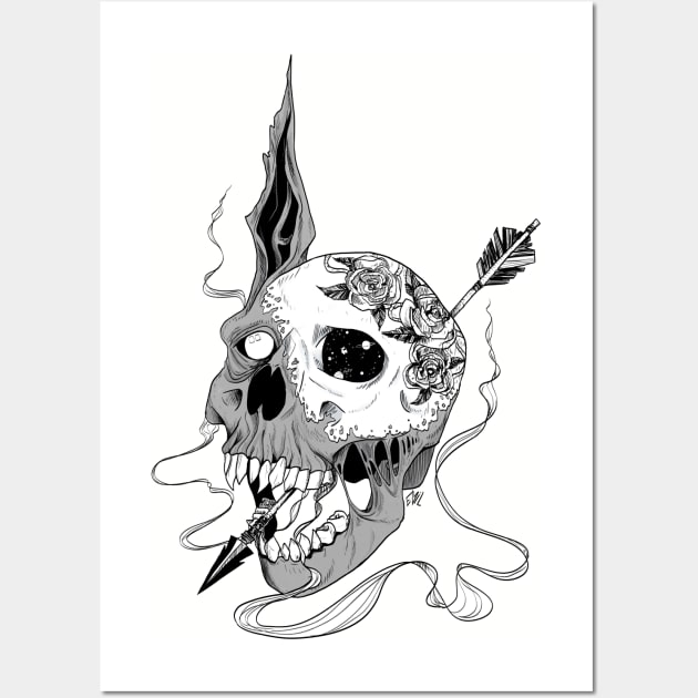 Skull Wall Art by Liverditty